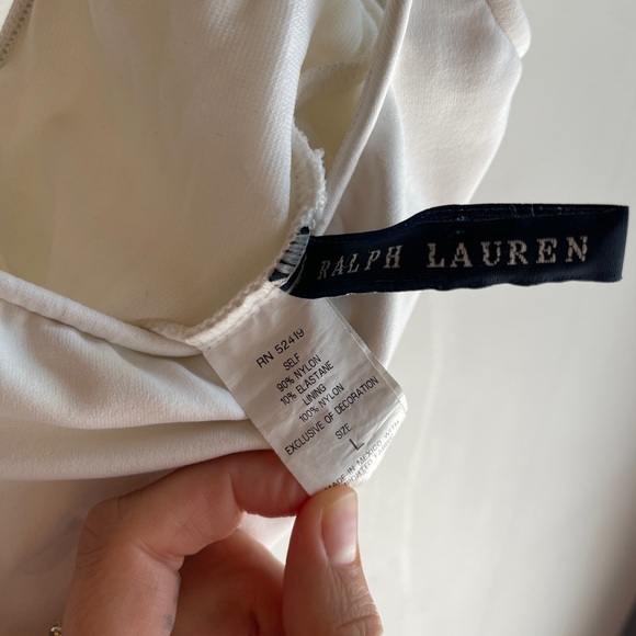 Ralph Lauren white one piece swimsuit - Picture 3 of 4